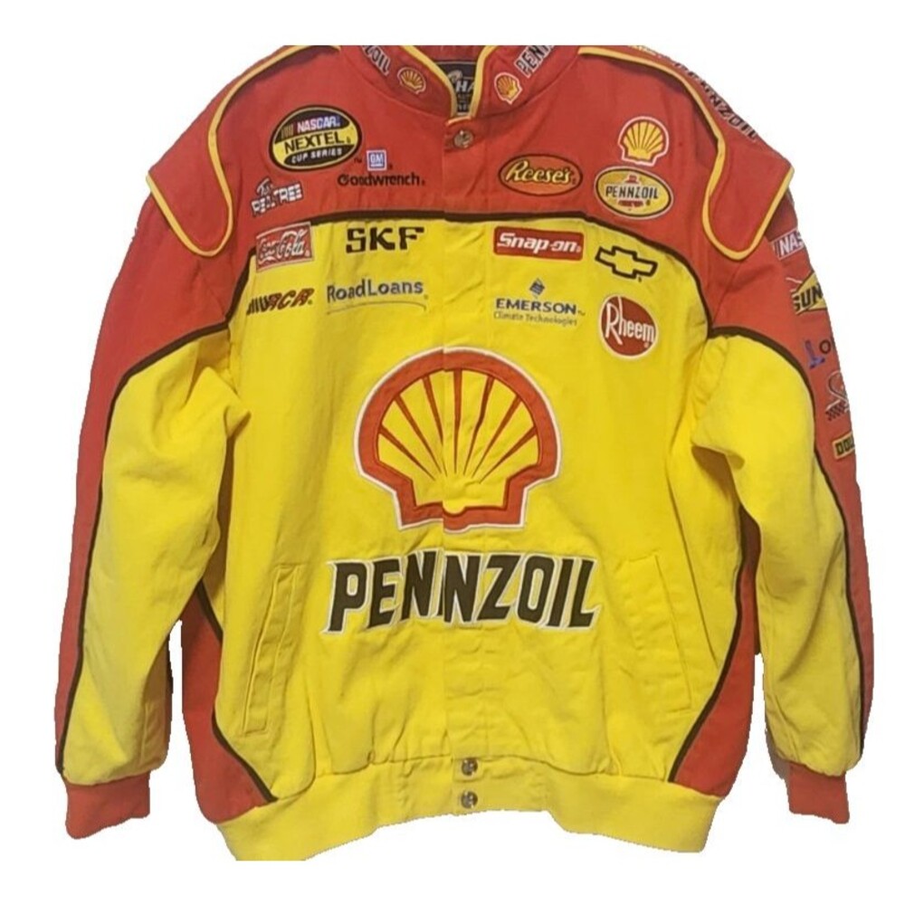 Kevin Harvick #29 Penzoil Shell Coat Jacket Size XL Chase Authentic Drivers Line - Picture 3 of 16